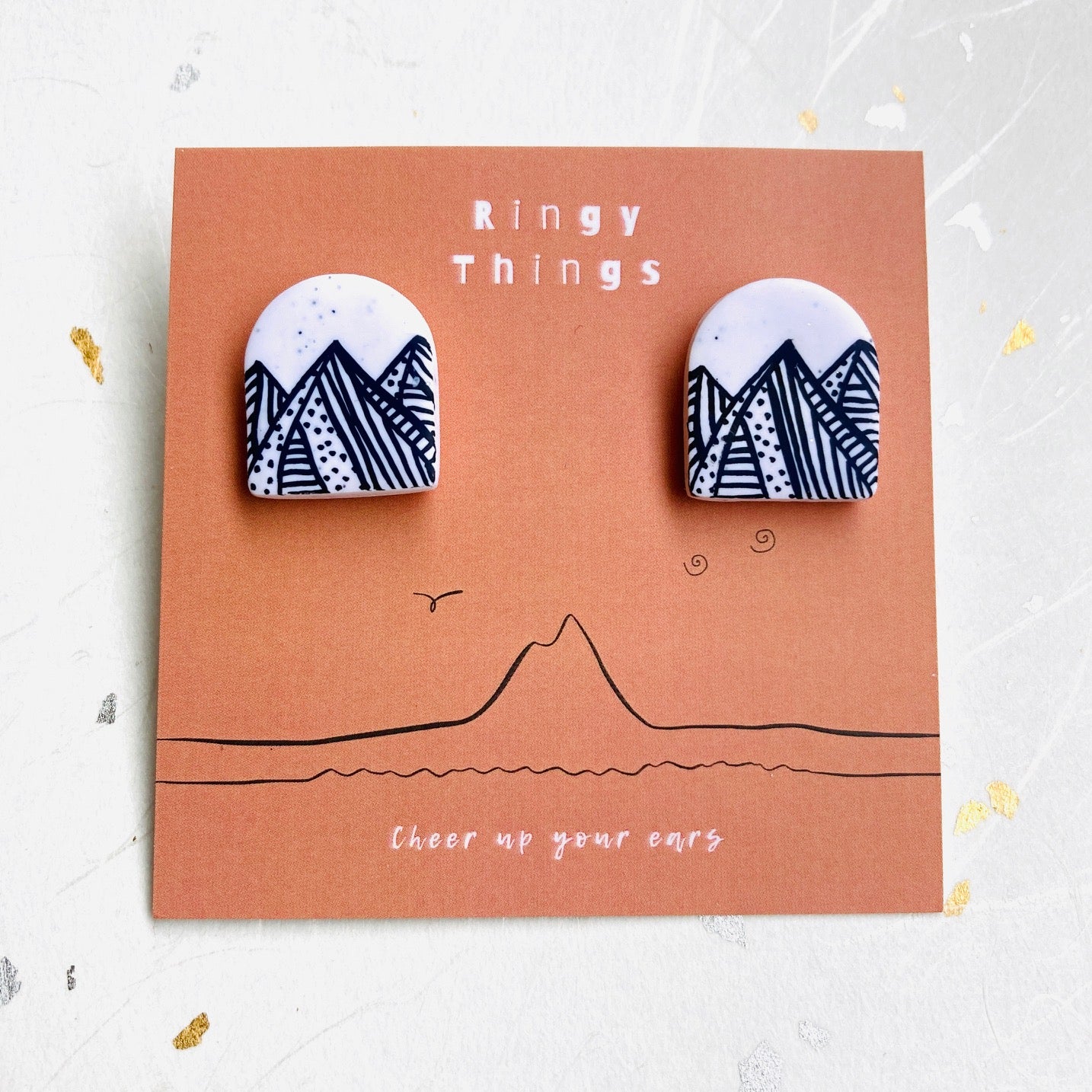 Doodle Mountains - Mini Studs 02